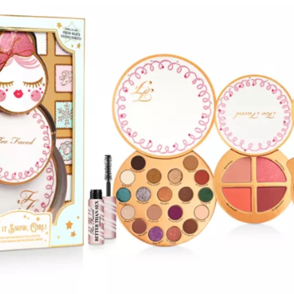 PERFECT GIFT! TOO FACED - LET IT SNOW GIRL- LIMITED EDITION KIT - Picture 2 of 9